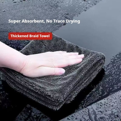 Ultra Absorbent Microfiber Cleaning Cloth Soft Durable Quick Dry Towel for Kitchen Bathroom Car Window and Glass Cleaning