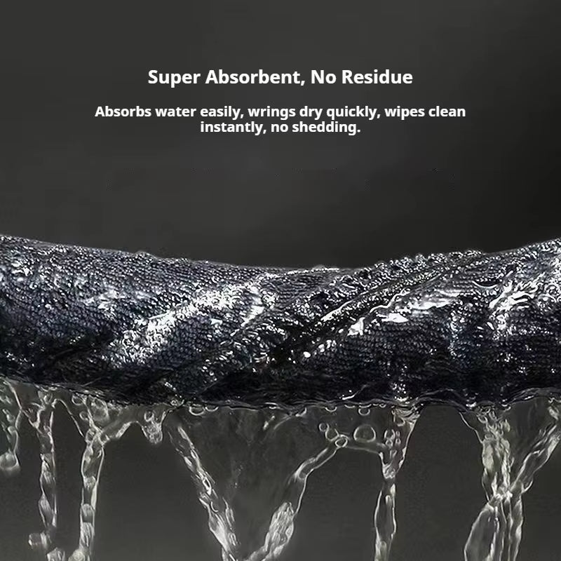 Ultra Absorbent Microfiber Cleaning Cloth Soft Durable Quick Dry Towel for Kitchen Bathroom Car Window and Glass Cleaning